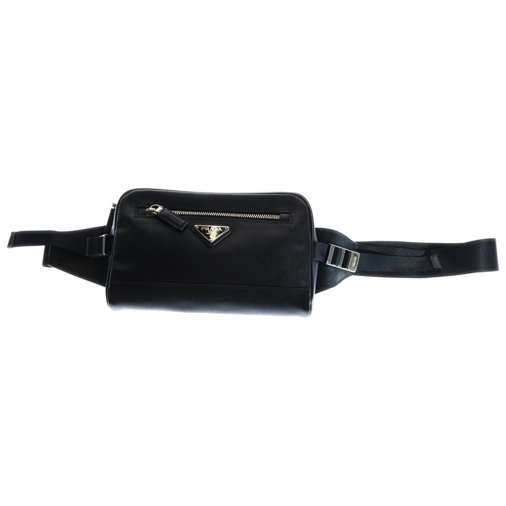 プラダ PRADA ベルト サフィアーノ トライアングル ベルト 75 PRADA (プラダ) サフィアーノ トライアングル ベルトバッグ