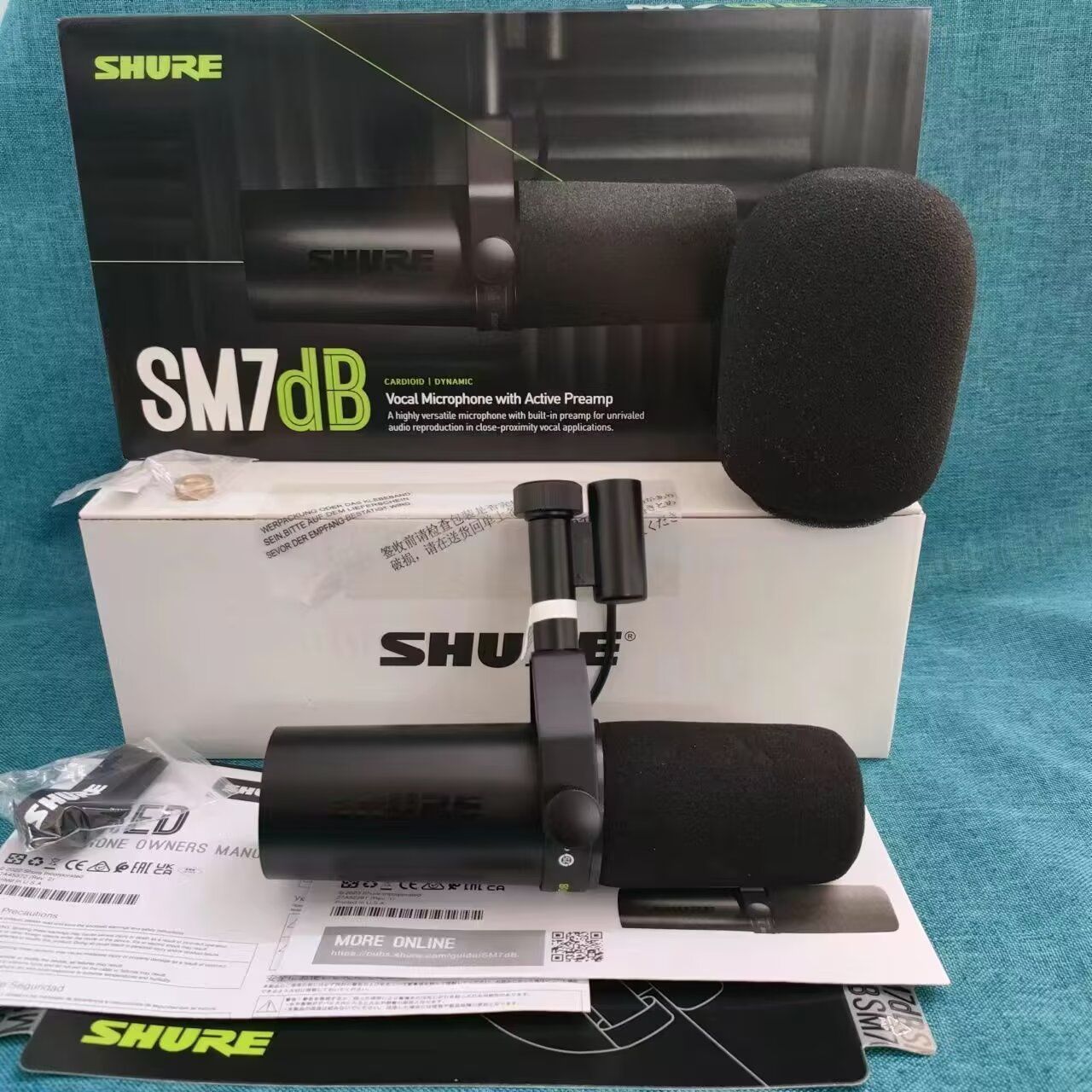 shure SM7dB ほぼ未使用 SHURE SM7dB Dynamic Vocal Microphone With Built-in Preamp