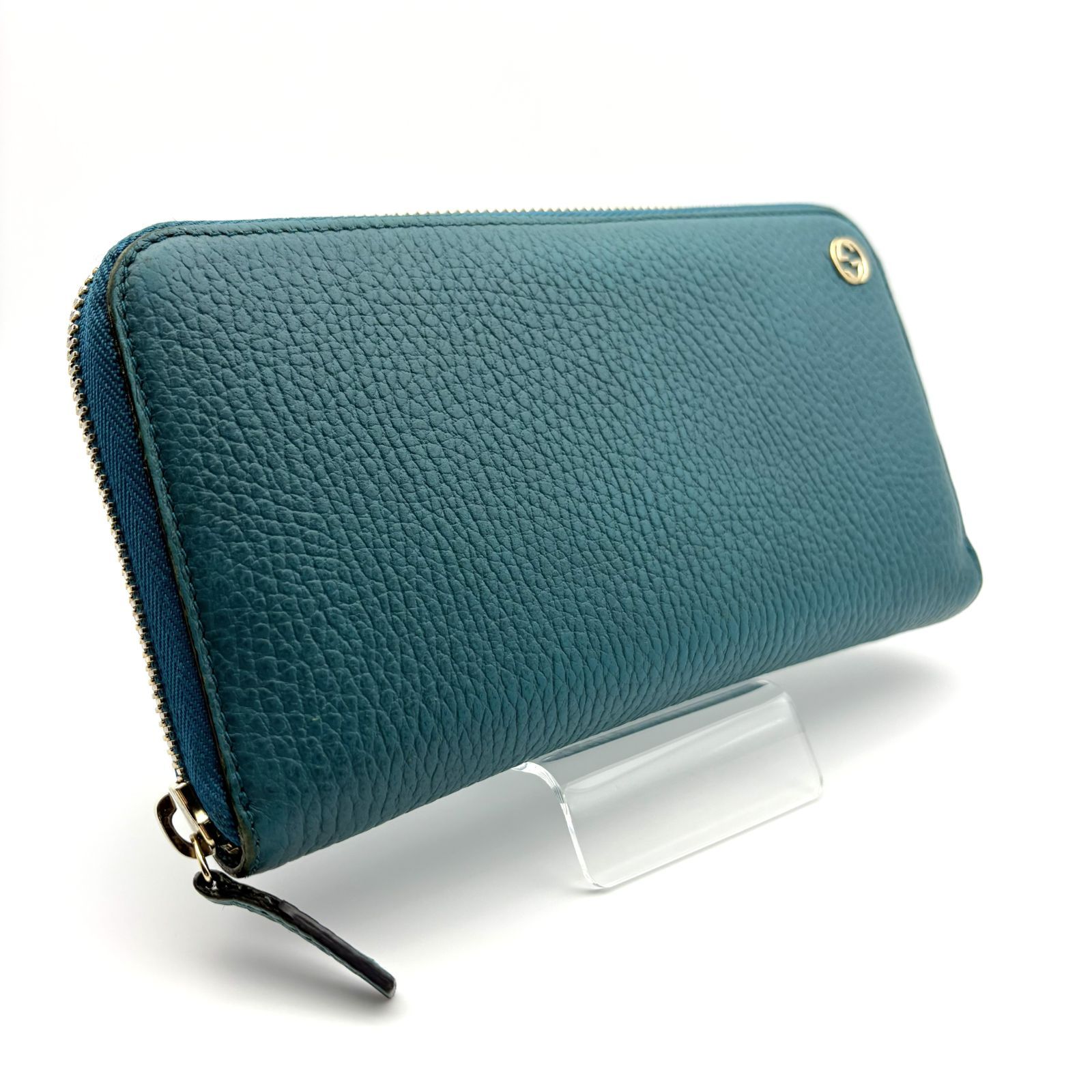 箱付／美品 】GUCCI グッチ GG インターロッキングG ラウンド