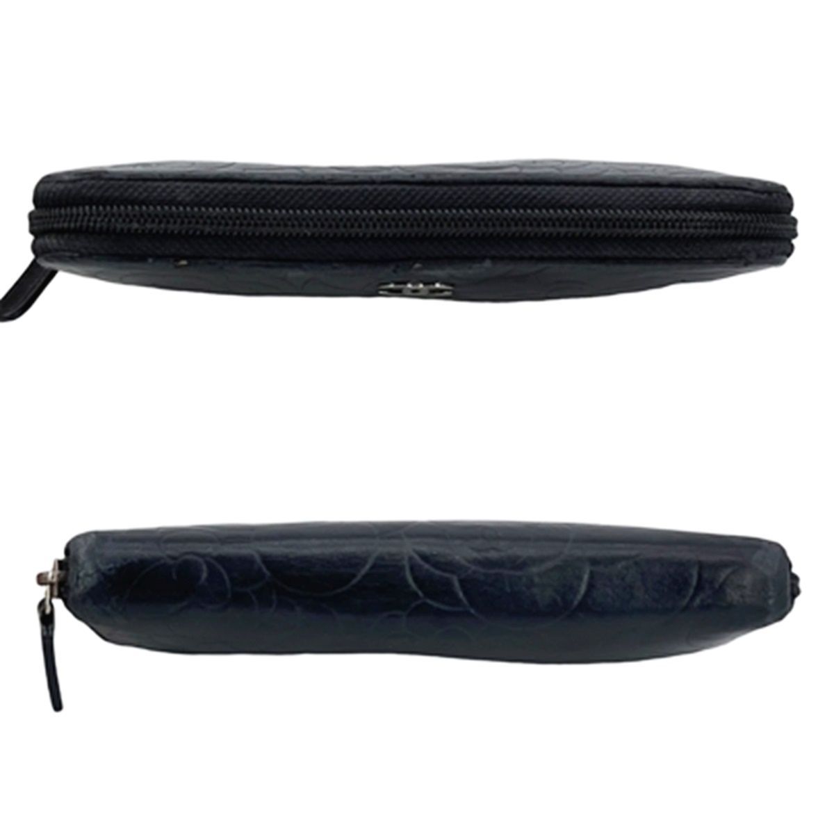 中古】 CHANEL シャネル A50932 カメリア ラウンドジップ長財布 ココ 