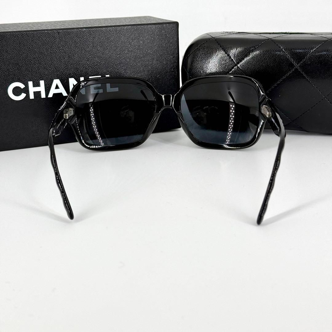 CHANEL サングラス 5124 ココマーク マトラッセ ブラック シルバー