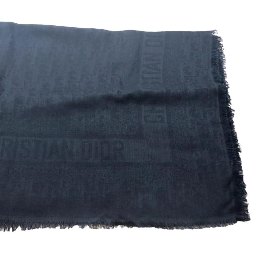 ✅【新品未使用】Christian Dior ネイビー ストール　ショール Christian Dior ネイビー ストール・ショール