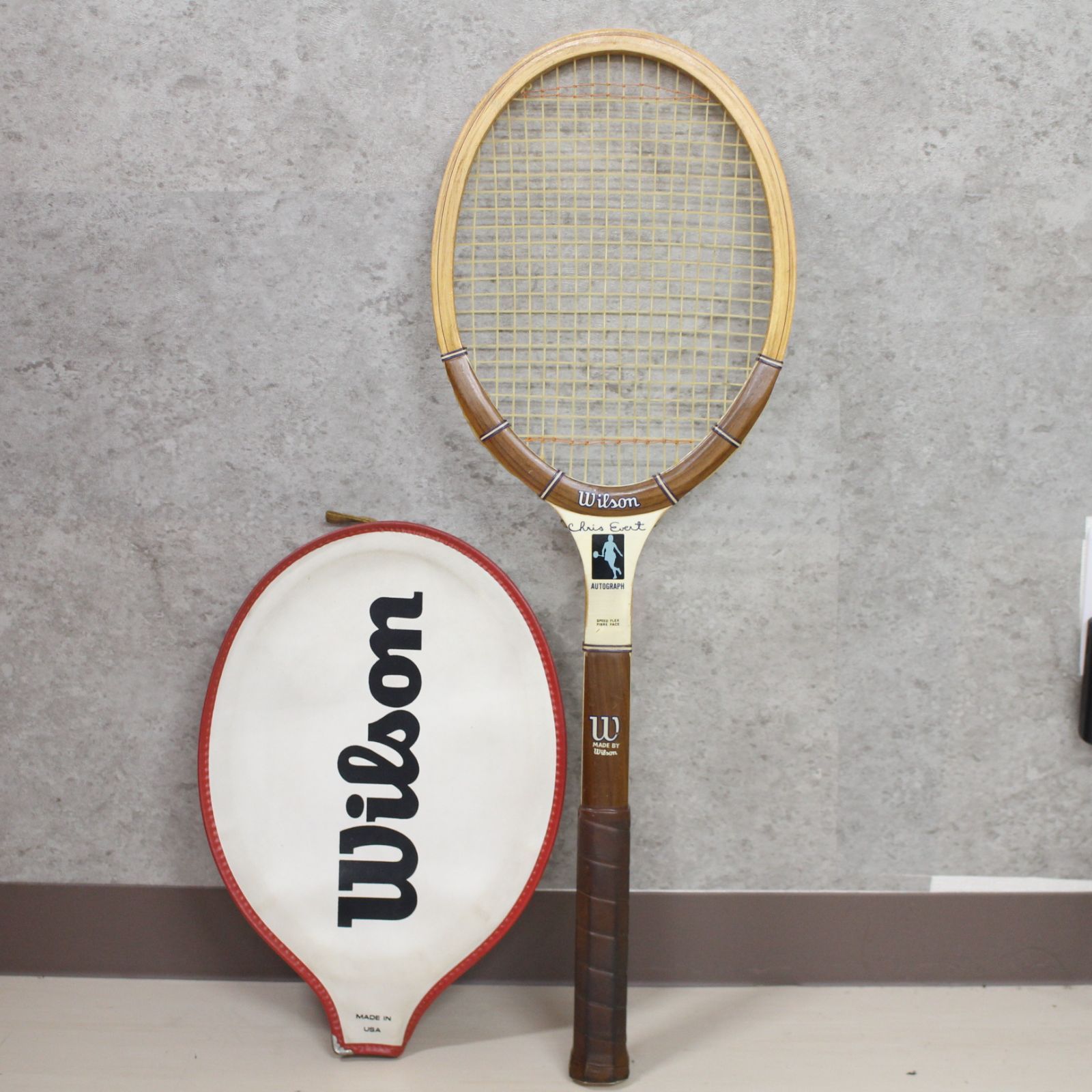 テニスラケット ウィルソン クリスエバート オートグラフ【装飾品一部無し】 (L3)WILSON Chris Evert AUTOGRAPH