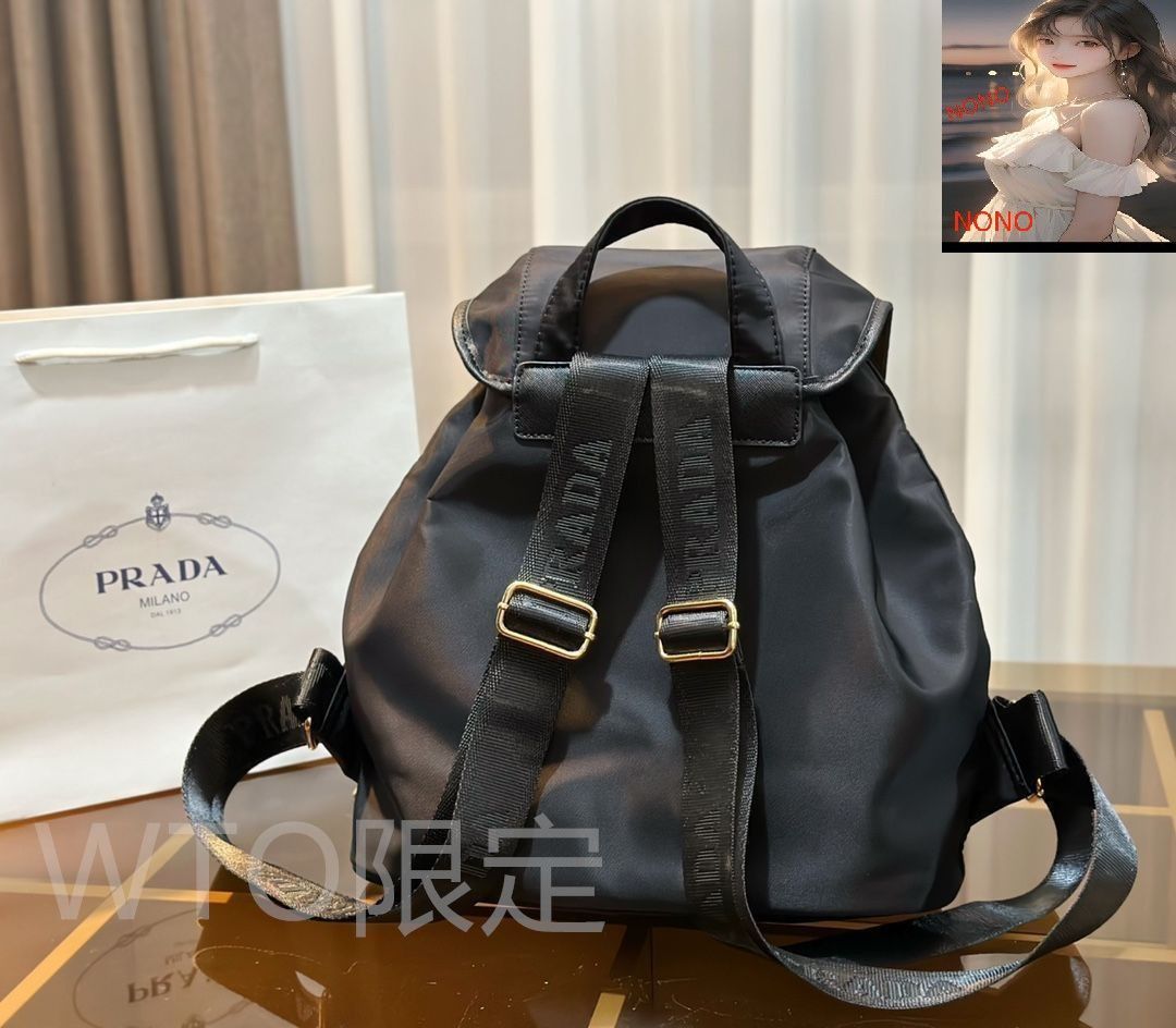 超美品 プラダ PRADA バックパック リュック ショルダーバッグ