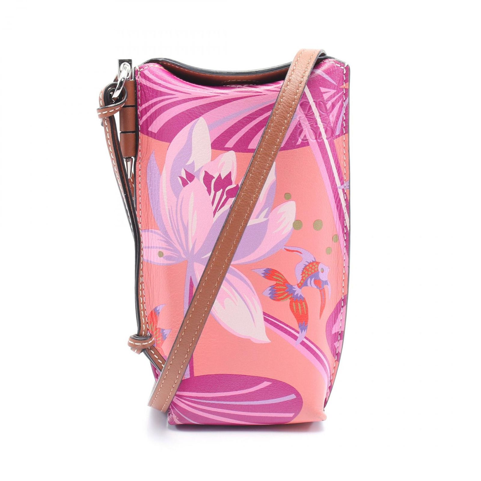 ロエベ LOEWE ショルダーバッグ PAULA GATE POCKET WATERLILY