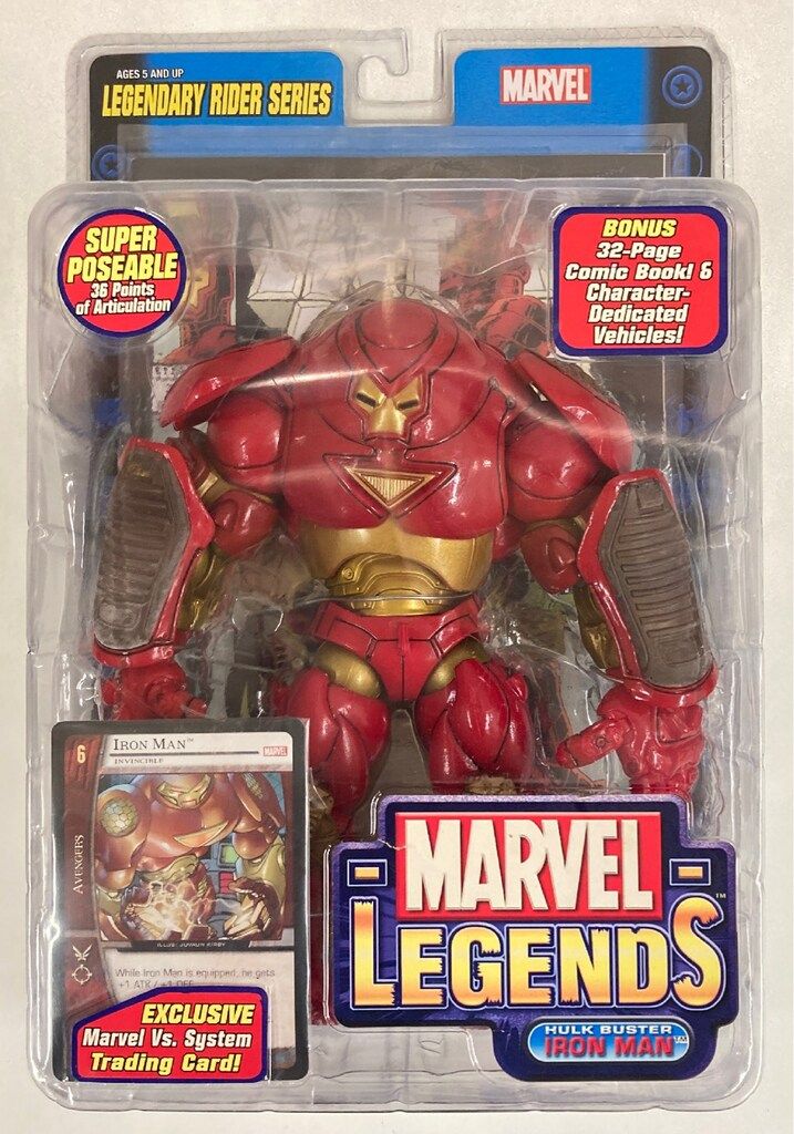 TOYBIZ LEGENDARY RIDER HULK BUSTER IRON MAN 6インチ