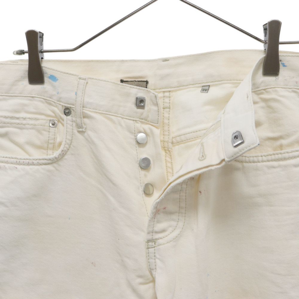 Dior HOMME (ディオールオム) 10SS ペンキ加工 コットン スキニー