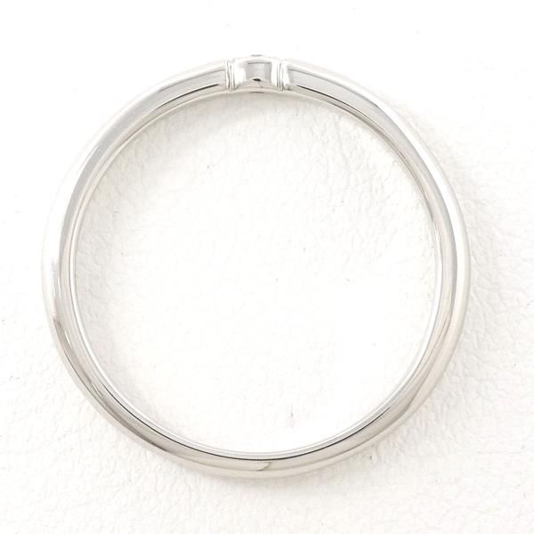 アイプリモ PT950 リング 指輪 8.5号 ダイヤ 0.01 ブルーダイヤ（ct刻印なし） 総重量約2.6g