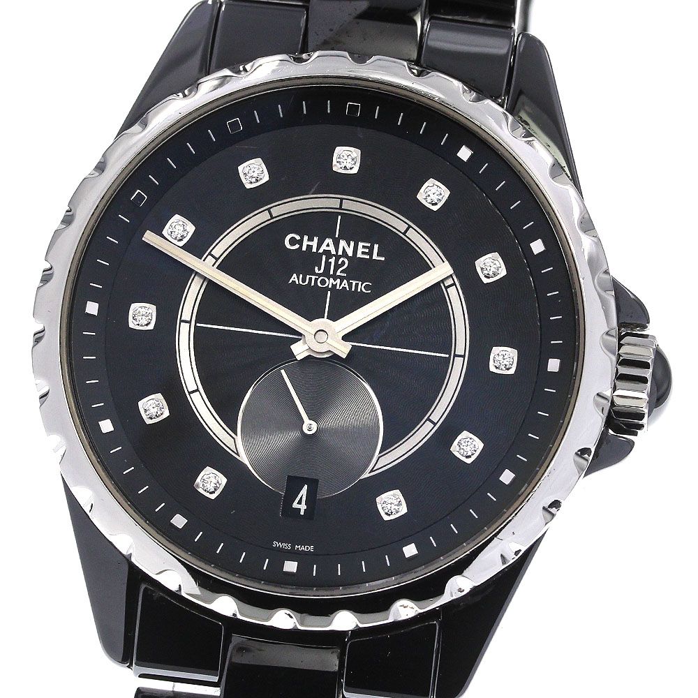 シャネル CHANEL H4344 J12 11Pダイヤ 自動巻き ボーイズ_731747 