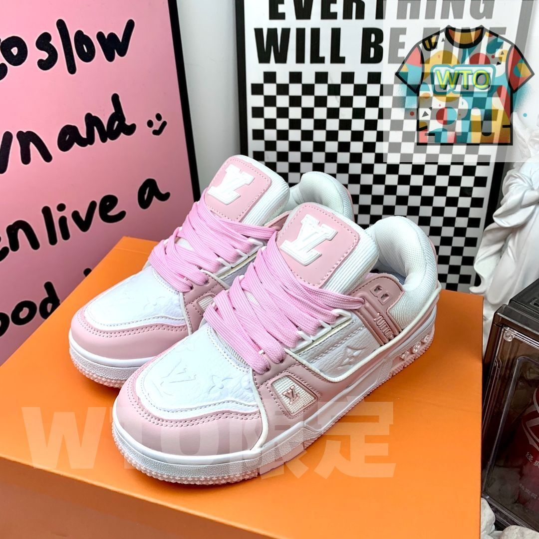 LOUIS VUITTON Trainer レザーカジュアルロートップファッション