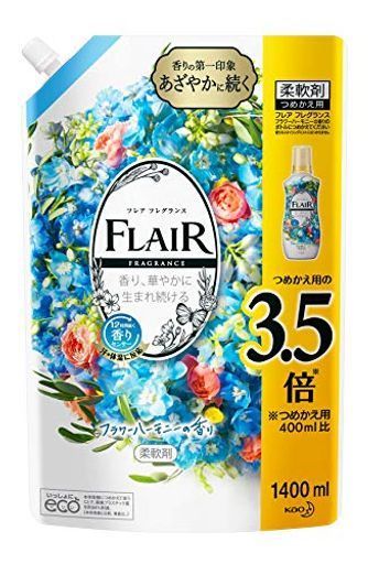 7個セット まとめ買い フ フレグランス 柔軟剤 フラワー＆ハーモニー 詰め替え ウルトラジャンボ 1400ml