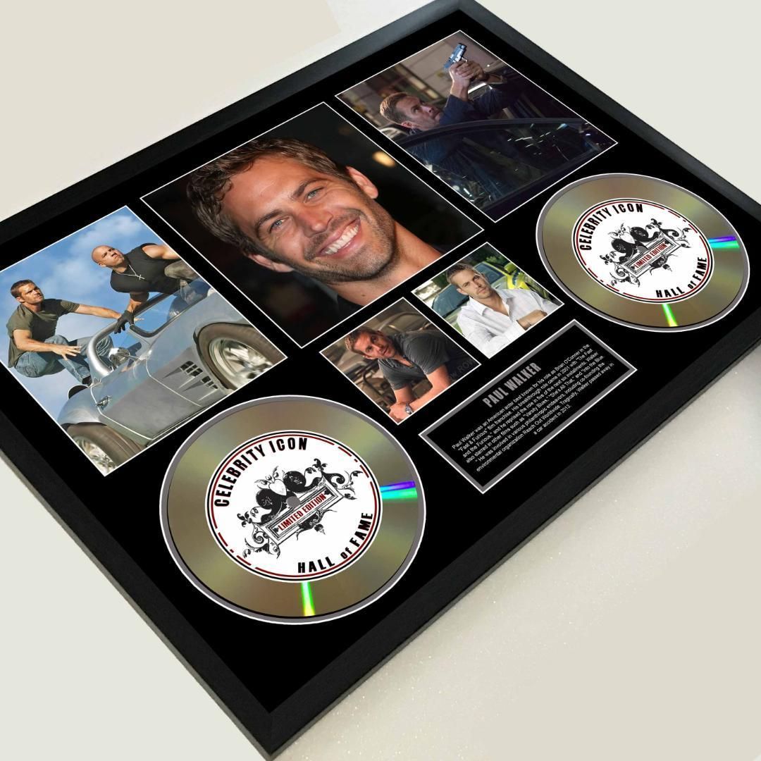 ポール ウォーカー ワイルド スピード 映画 フレーム 証明書付き-1