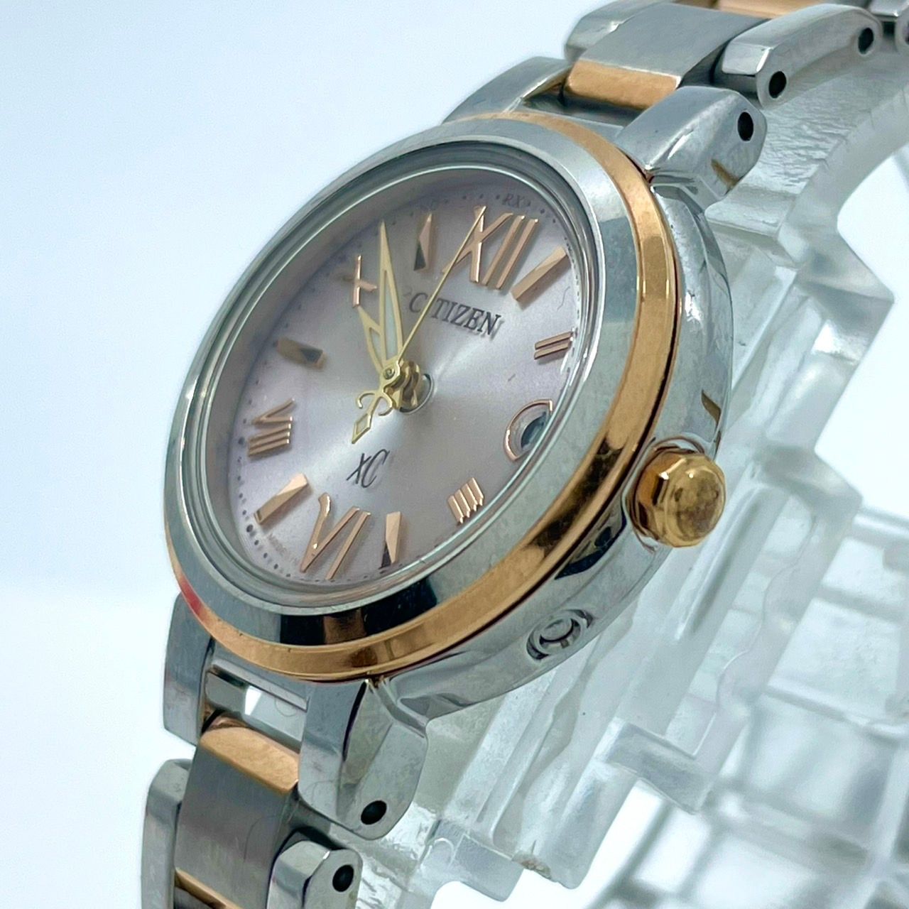 極美品 CITIZEN クロスシー ミニソル レディース 電波ソーラー