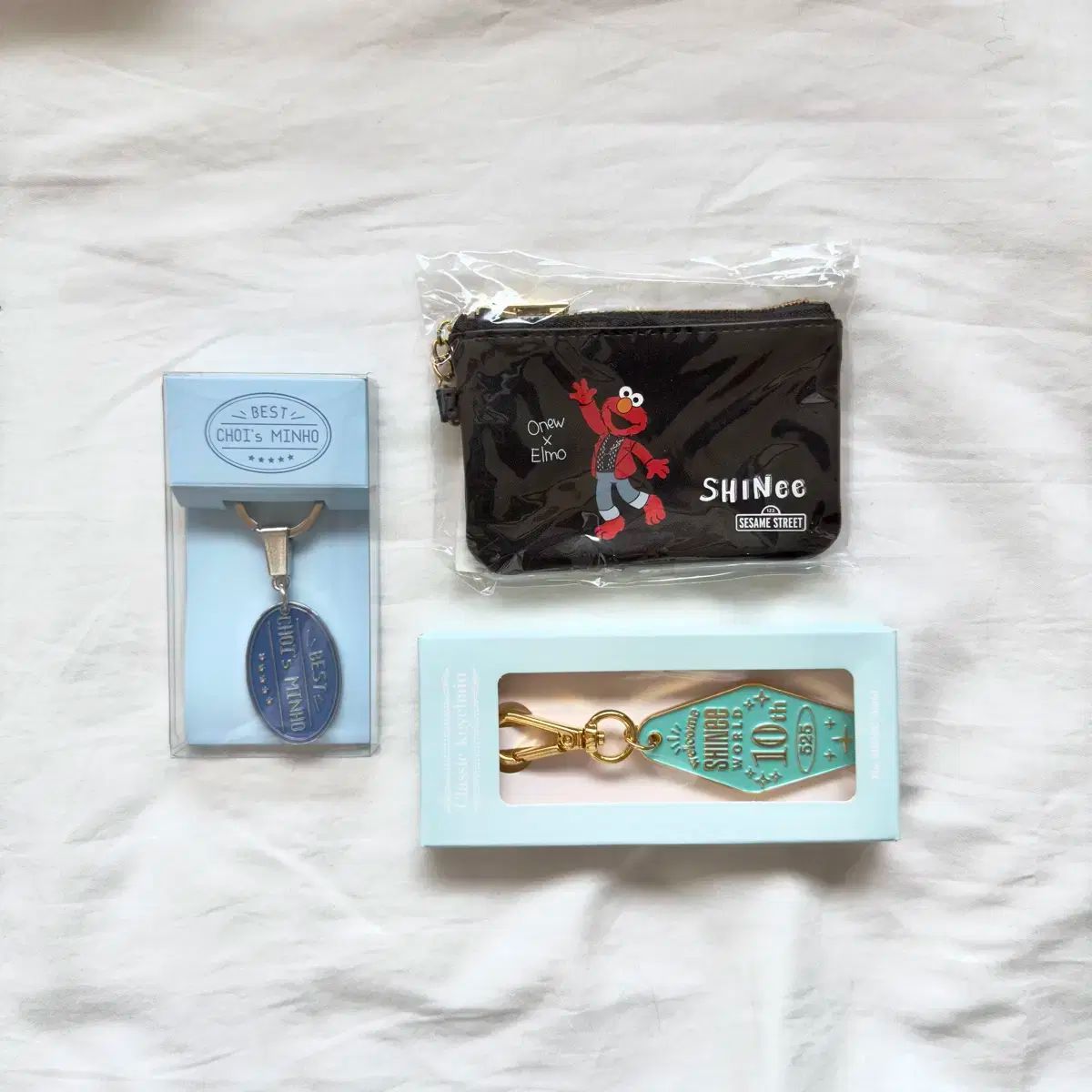 SHINee(シャイニー) 商品 (選択) キーリング five コンサート オンユ(ONEW) エルモ カードケース ホテル (キーリング)