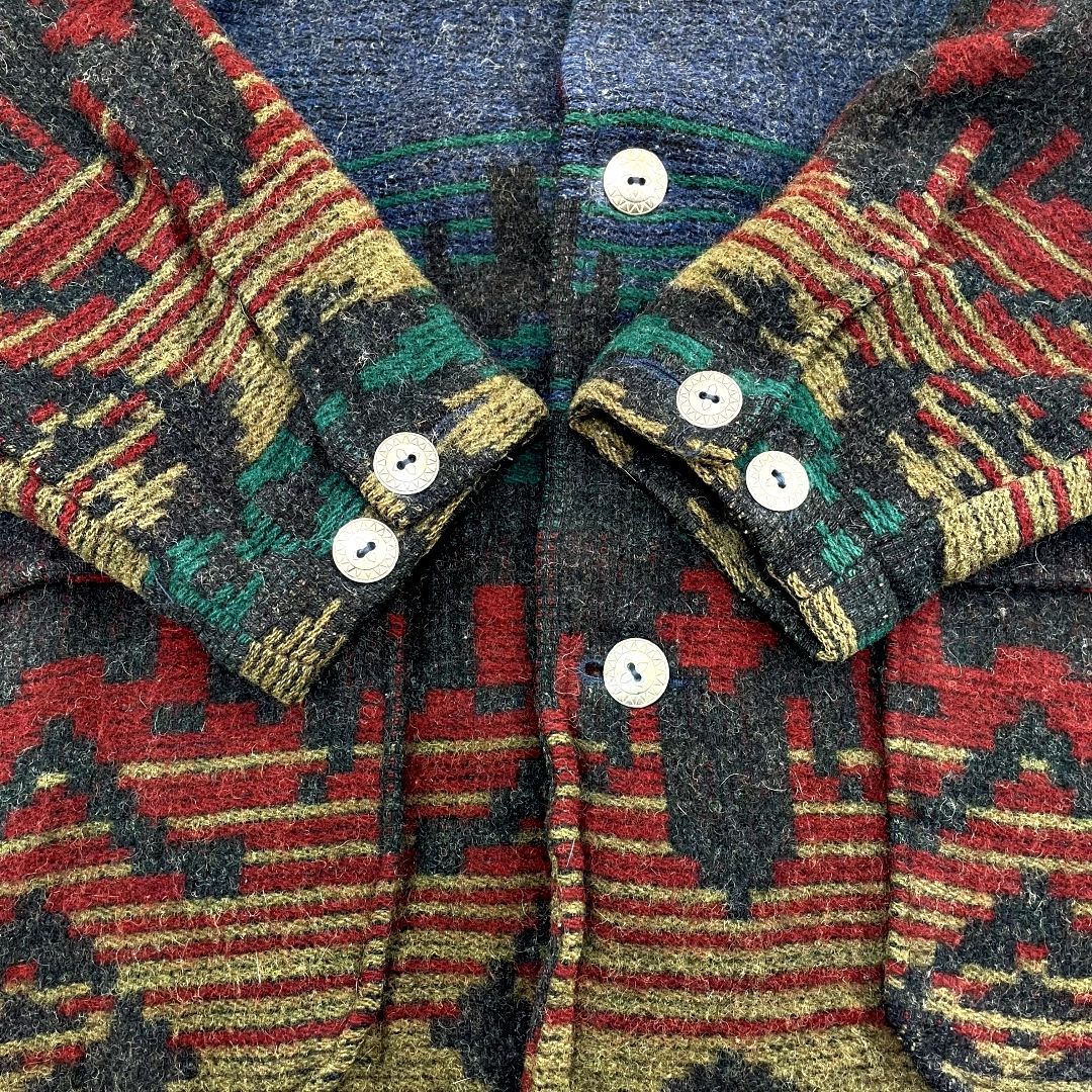 US古着・90s】WOOLRICH ウールリッチ ウールジャケット エスニック柄
