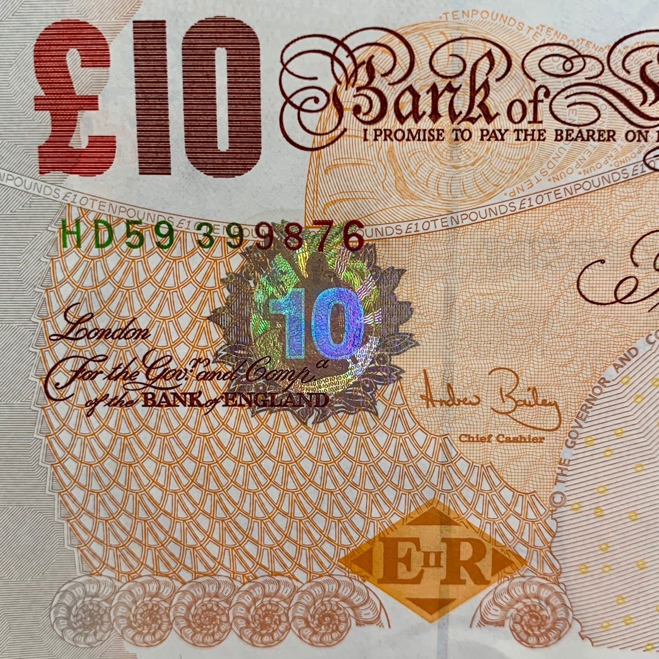 ⭐️新品保管品】 BANK OF ENGLAND TEN Pounds イギリス ポンド