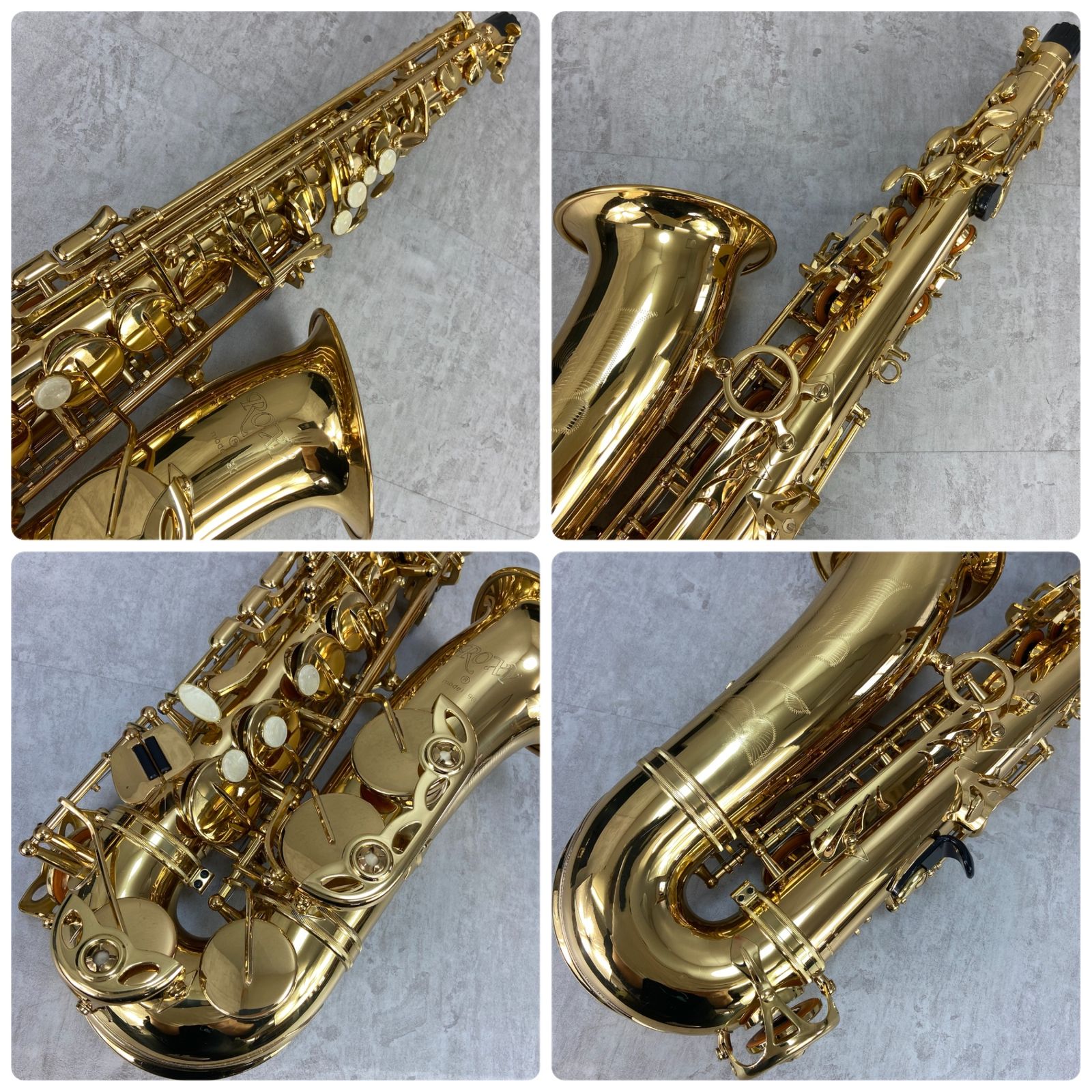 ROXY ロキシー model 90 アルトサックス ALTO SAXPHONE 管楽器 ゴールドラッカー 台湾製 ハードケース - メルカリ