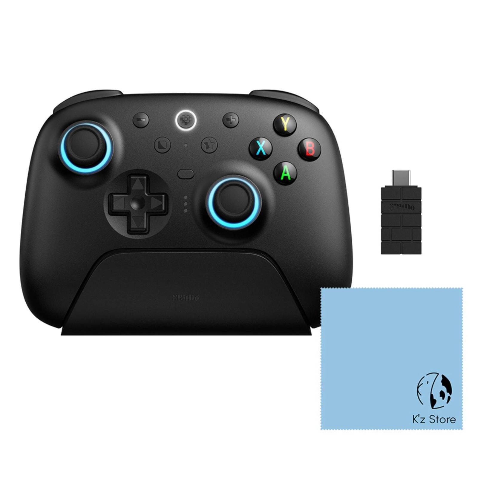 2 ワイヤレス Ultimate コントローラー｜Windows10|11 Android ｜2.4G 8BitDo USB-Cドングル｜1ms低遅延|8Speed｜TMR磁気スティック|トリガー切替|背面ボタン|ターボ マクロ｜ 正規品｜日本語版説明書-