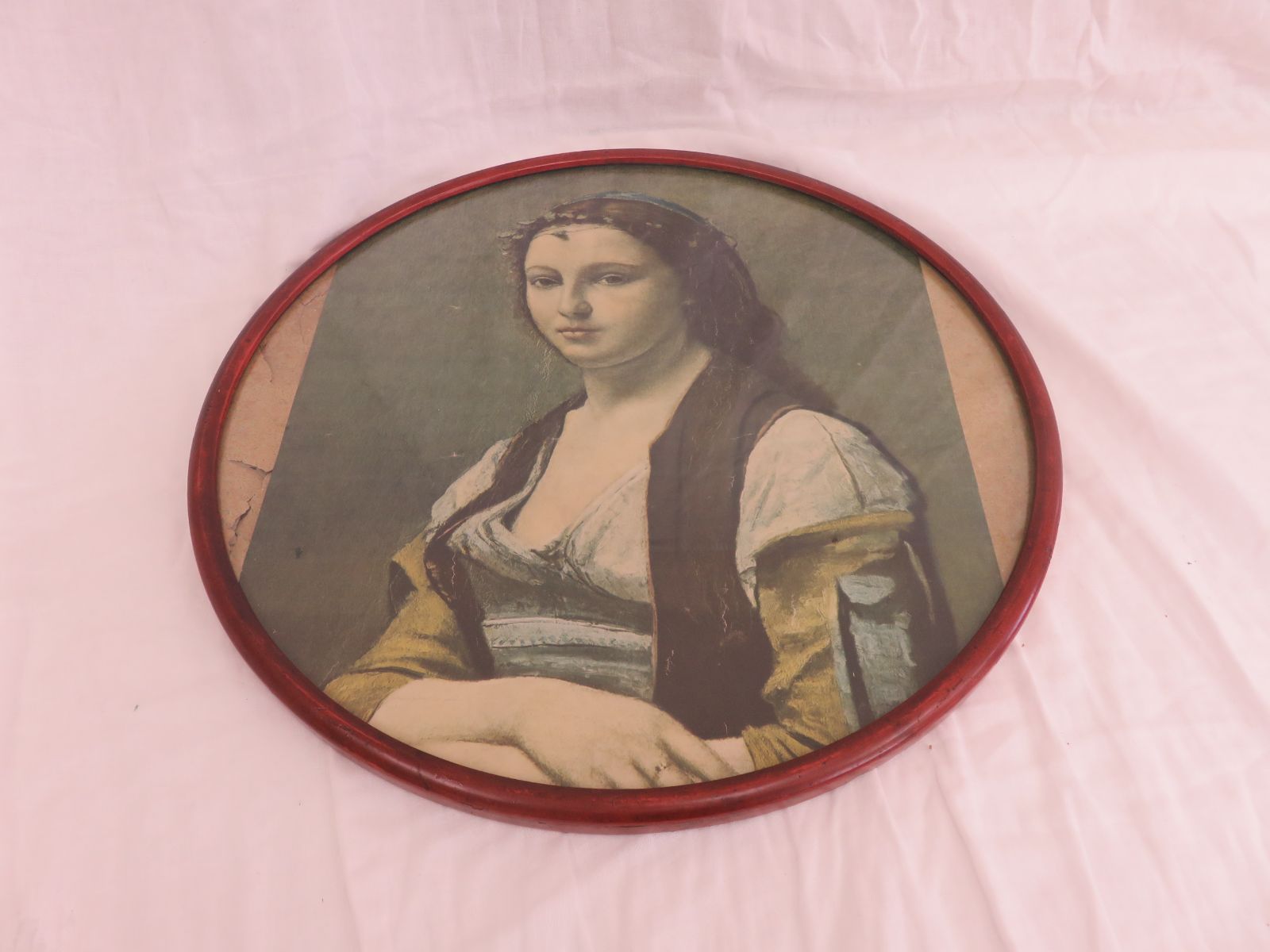 ルノワール イレーヌ嬢 コロー 真珠の女 - 絵画