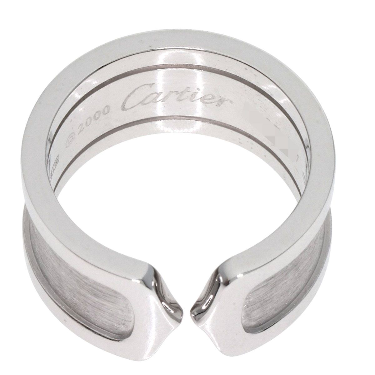 CARTIER カルティエ C2 LM #53 リング・指輪 K18WG レディース CARTIER  