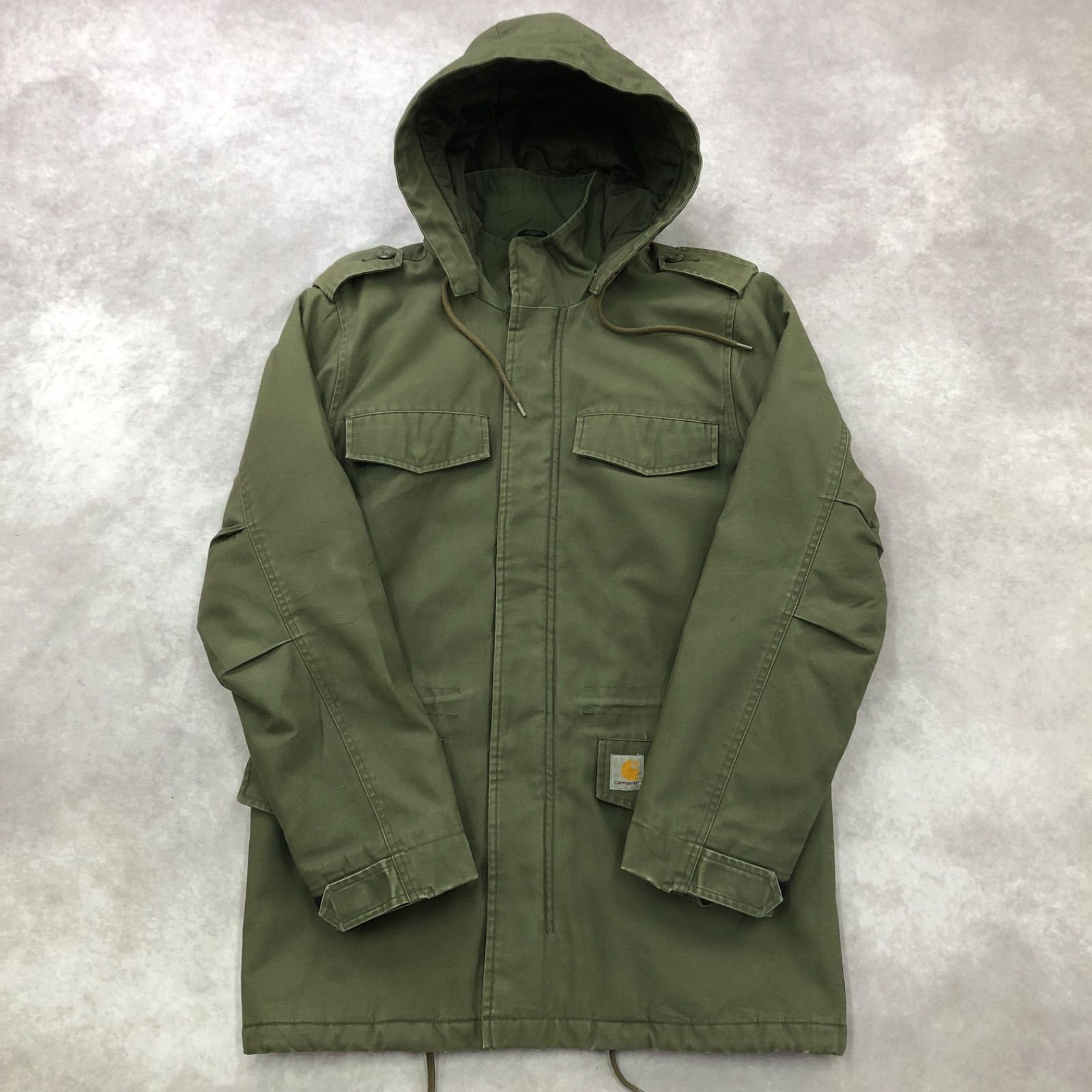 ◇Carhartt◇ フード付きダックジャケット 裏キルティング X-0023-