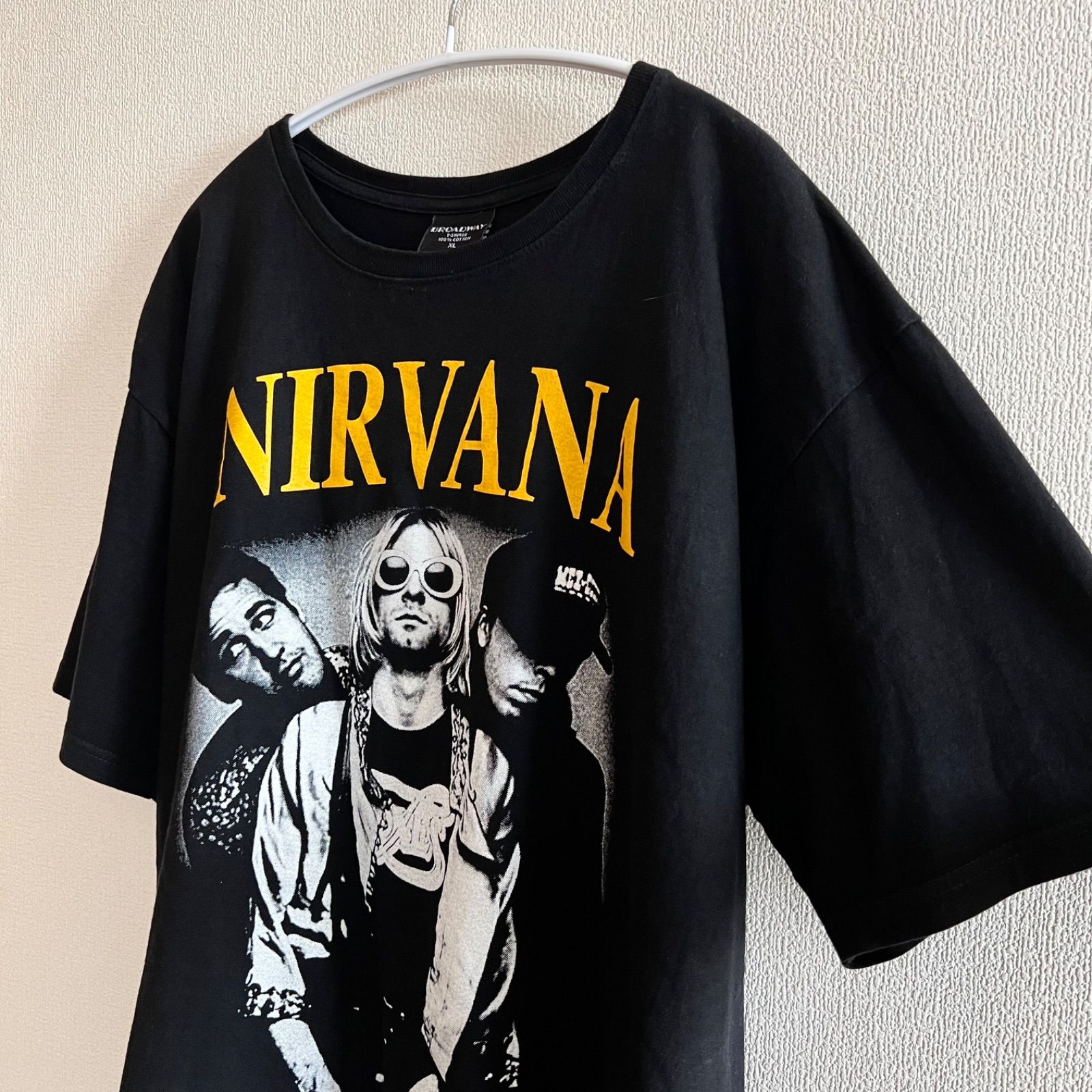 正規品 カートコバーン TシャツNIRVANA XXLサイズ ビッグサイズ》NIRVANA カート・コバーン Tシャツ ビッグ
