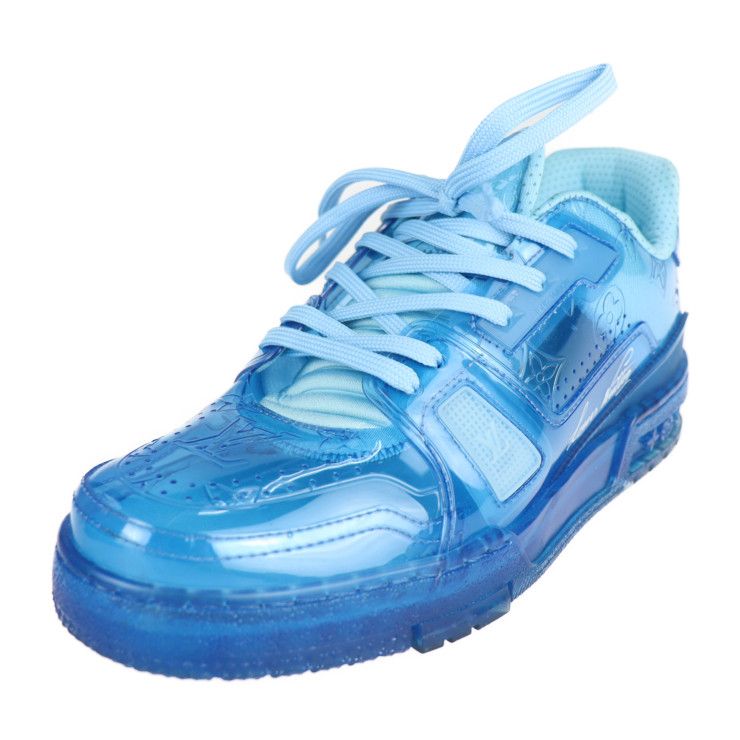LOUIS VUITTON ルイ ヴィトン スニーカー 1A8KK6 ミックス素材 ラバー 