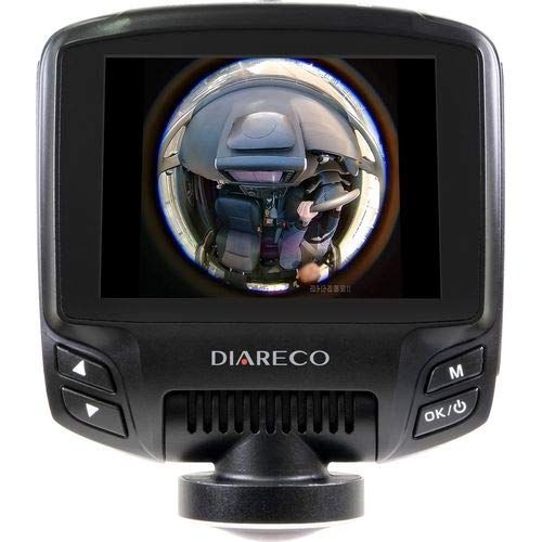 エンプレイス DIARECO ドライブレコーダー 500万画素 2.7インチ 16GB microSDHCカード 360度録画 NDR-RC360