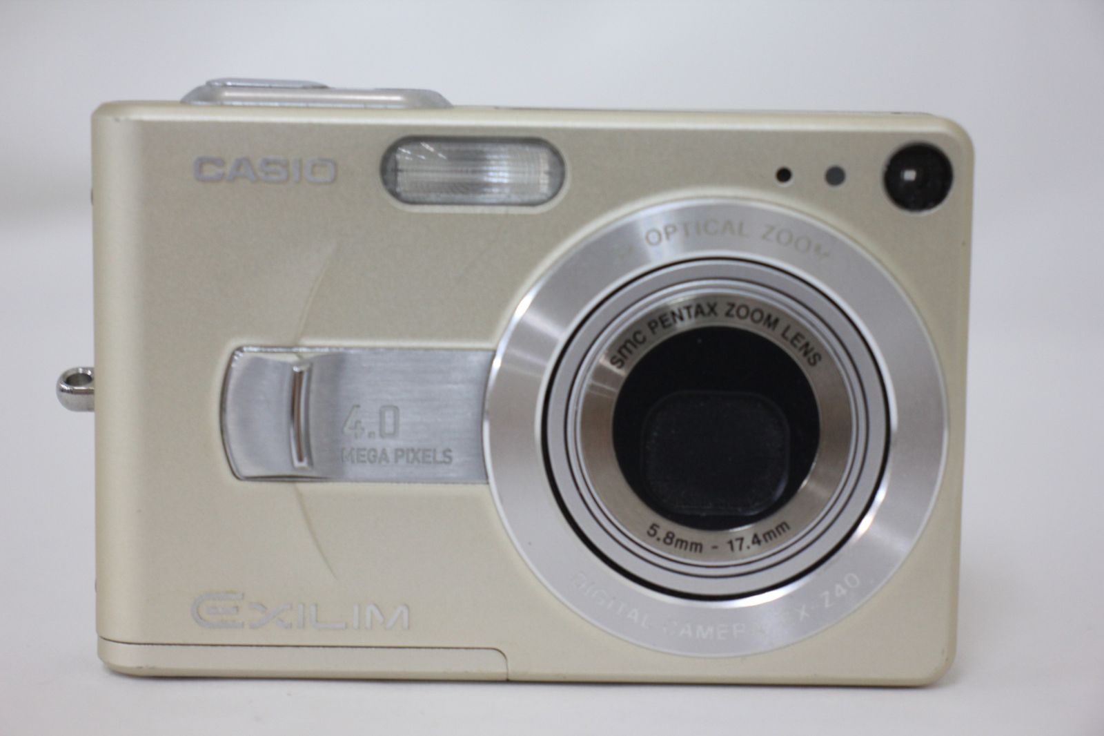 返品保証】 カシオ Casio Exilim EX-Z40 ゴールド 3x バッテリー付き