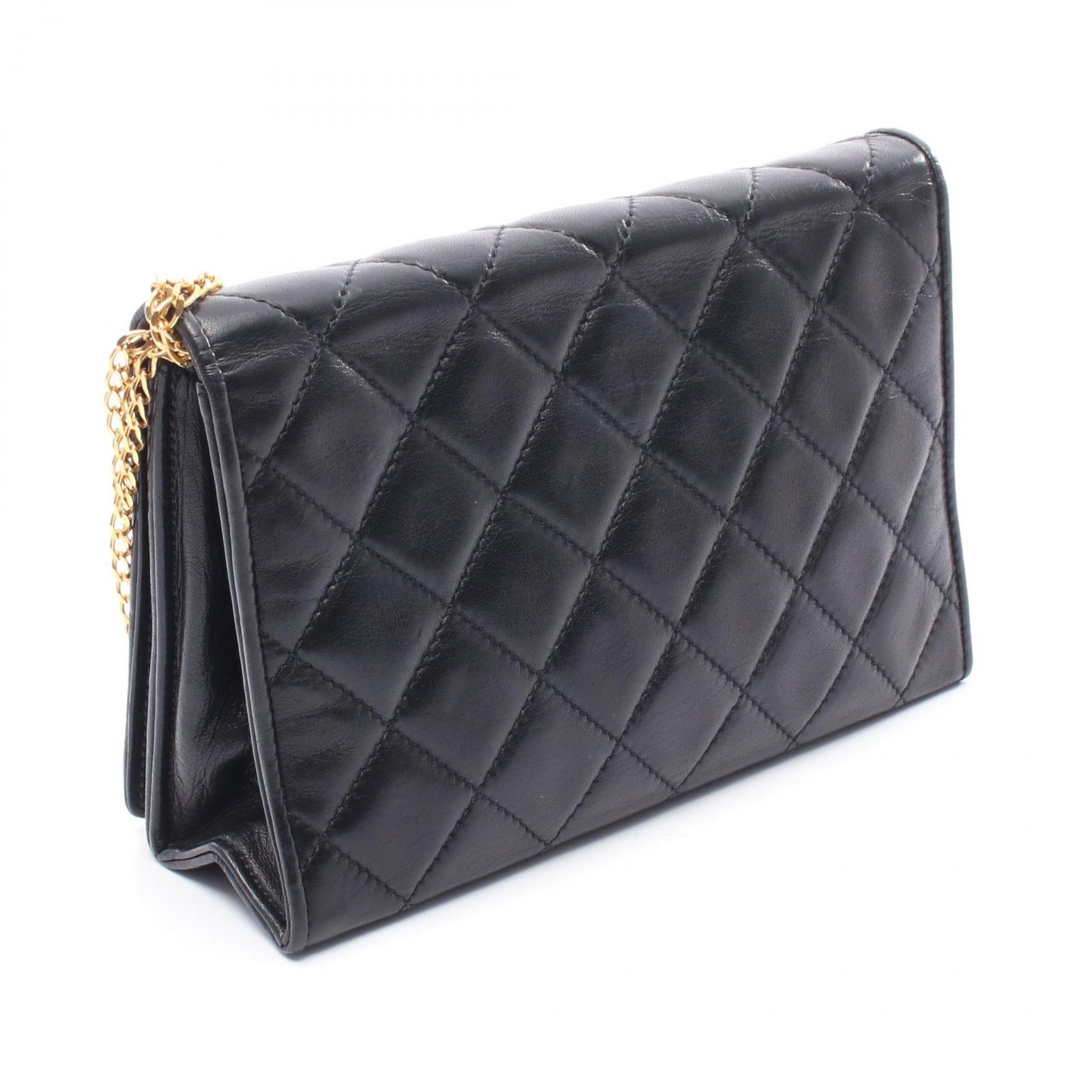 CHANEL マトラッセ フルフラップ チェーンショルダー 黒 9727 シャネル CHANEL マトラッセ フルフラップ チェーンショルダー