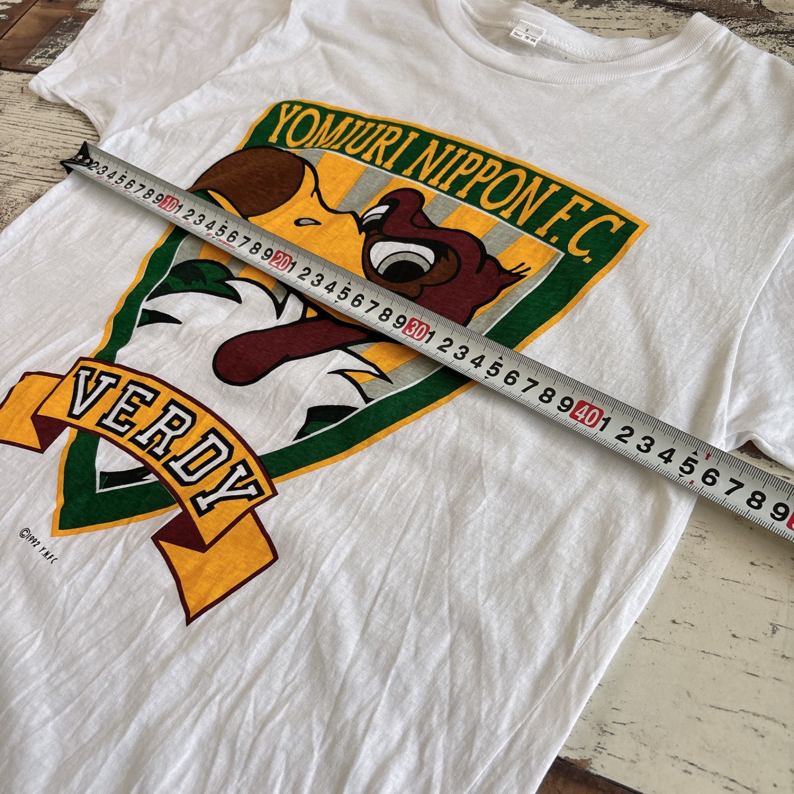 希少 90s 読売ヴェルディ YOMIURI NIPPON F.C. Tシャツ 1992 VERDY