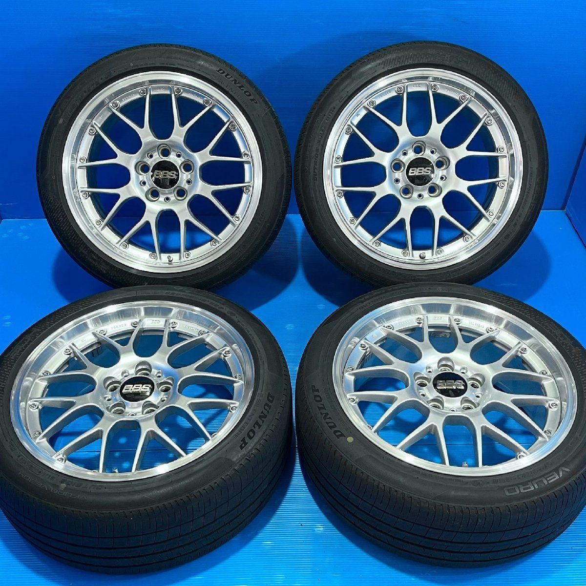 BBS RSーGT 18インチ ホイール Dunlopタイヤ付き BBS RSーGT 18インチ ホイール Dunlopタイヤ付き タイヤ・ホイール