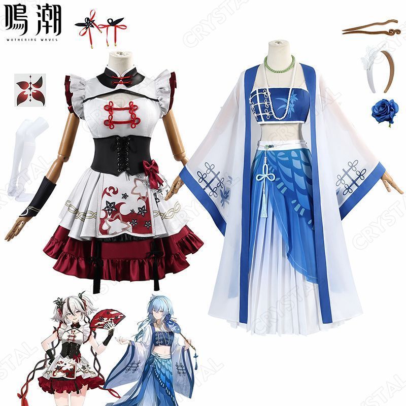 【即日発送可能】 鳴潮 ショアキーパー コラボ チャイナ コスプレ 衣装 漢服 即日発送可能】 鳴潮 ショアキーパー コラボ チャイナ コスプレ