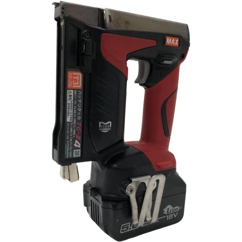 MAX マックス 充電式タッカ TG-Z4-BC/1850A バッテリJP-L91850A