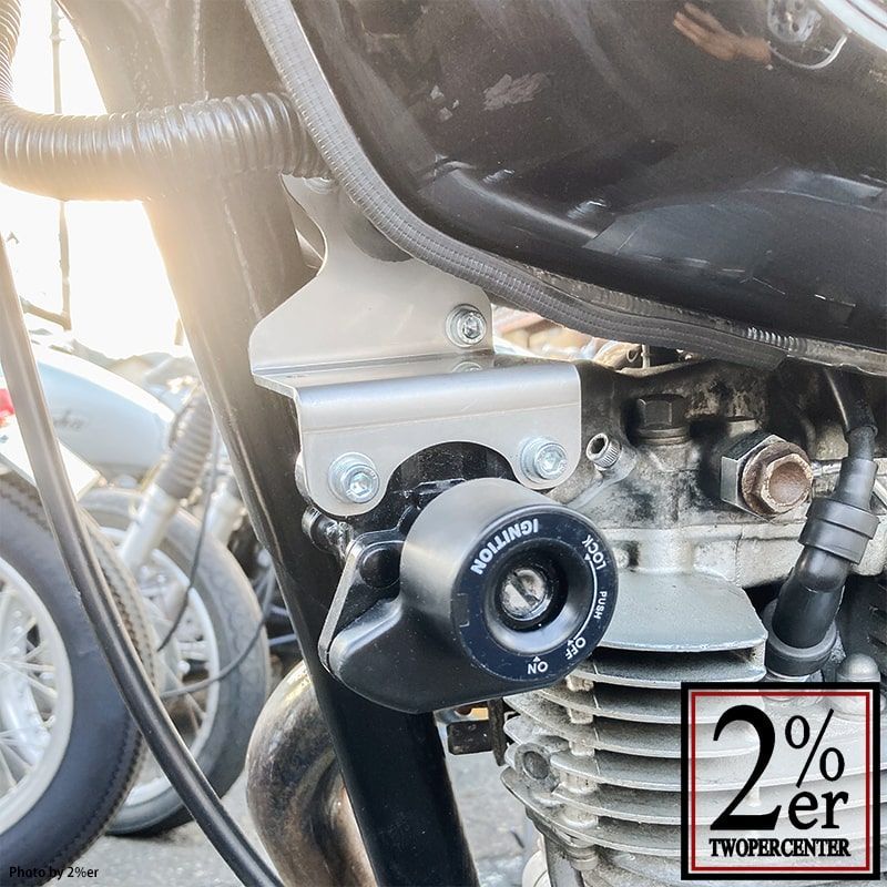 純正イグニッションスイッチ リロケーションステー 03～ イモビライザーあり SR400 BRIGHTFACE_UK