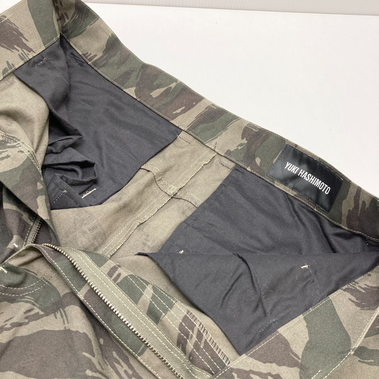 YUKI HASHIMOTO ユウキハシモト SHORT BAGGY TWISTED MILITARY