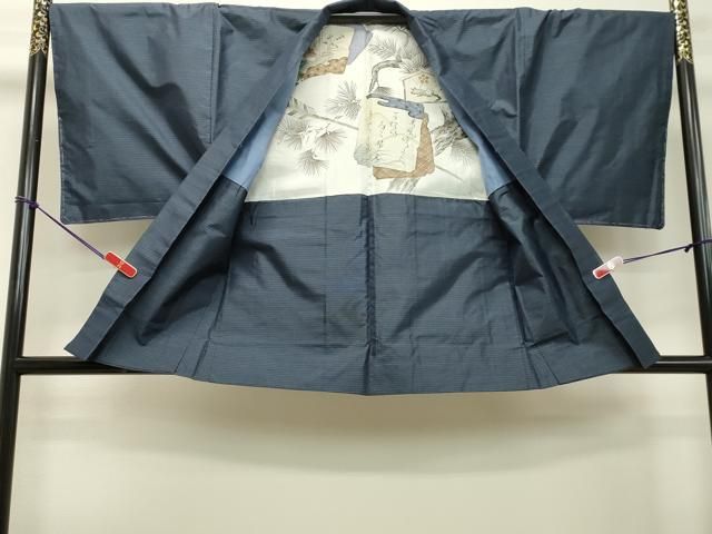 平和屋着物○男性 本場大島紬 アンサンブル 100亀甲 総詰め 正絹 逸品  