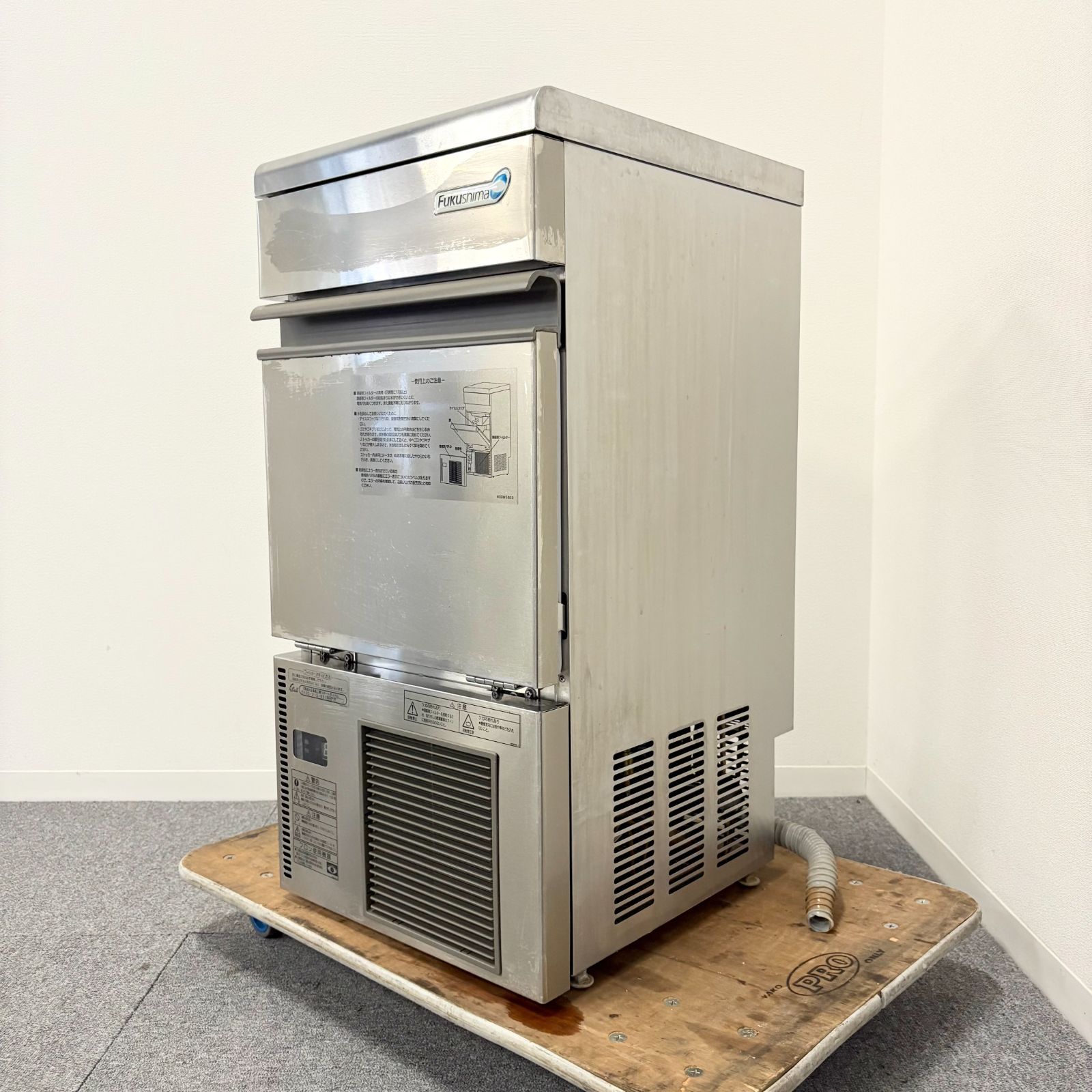 製氷機 フクシマガリレイ FIC-A25KT 幅398mm×奥行450mm×高さ800mm 2013年製 業務用 厨房機器 1597