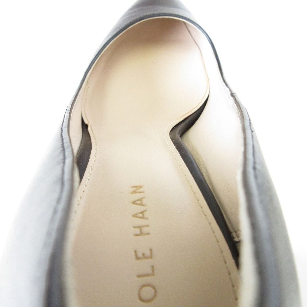 良品 COLE HAAN コールハーン レザー ポインテッドトゥ パンプス