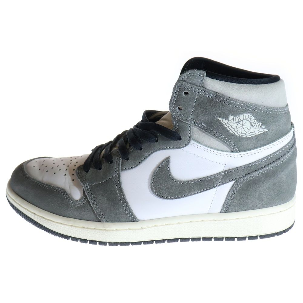 Nike Air Jordan 1 ブラック/グレー ハイカットシューズ Amazon.com | Air Jordan 1 Retro High OG Grade School Black