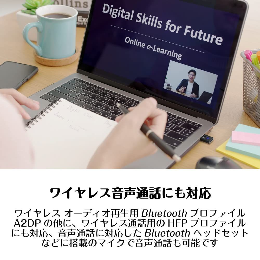 5.3 Bluetooth USB-C接続 オーディオ 最大24bit/96kHz Adaptive aptX トランスミッター Switch使用可能  PS4/PS5/Nintendo HP-BTW5 BT-W5 Creative - メルカリ