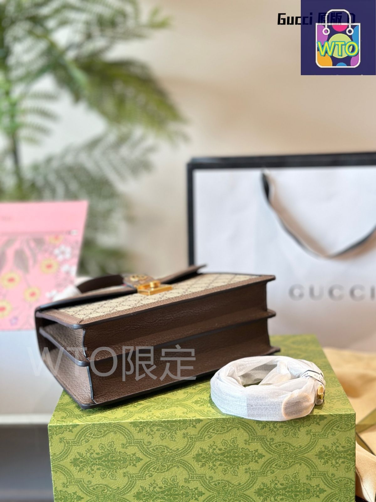 GUCCI 〔オフィディア〕ミディアム メッセンジャーバッグ オフィディア〕ミディアム メッセンジャーバッグブルー＆ダーク