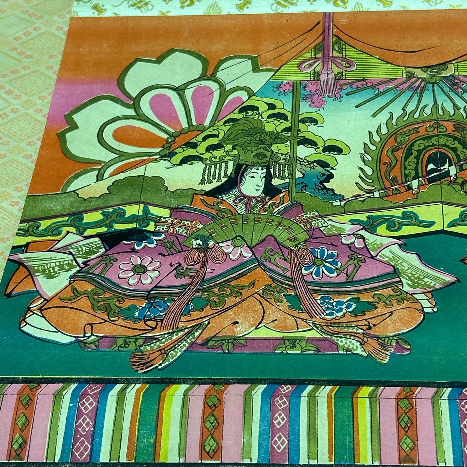 掛け軸（ひな祭り） 新品 掛け軸 段飾り雛 掛軸 ひな祭り 雛