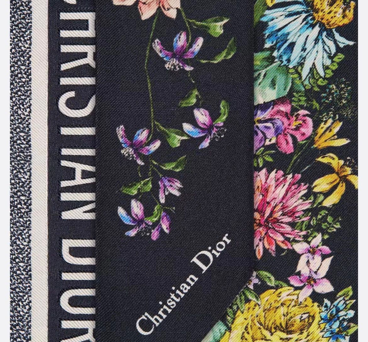 新品未開封】DIOR D-Floral ミッツァスカーフ Dior フラワーパターン