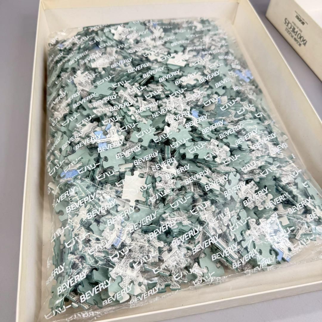 廃盤 希少 未開封パズル　パリ鳥瞰図　1500ピース　パリ フランス　古地図 廃盤 希少 未開封パズル パリ鳥瞰図 1500ピース パリ フランス 古地図