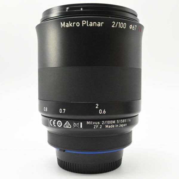 美品】Milvus 2/100M ZF.2 ニコンFマウント美品】Milvus 2/100M ZF.