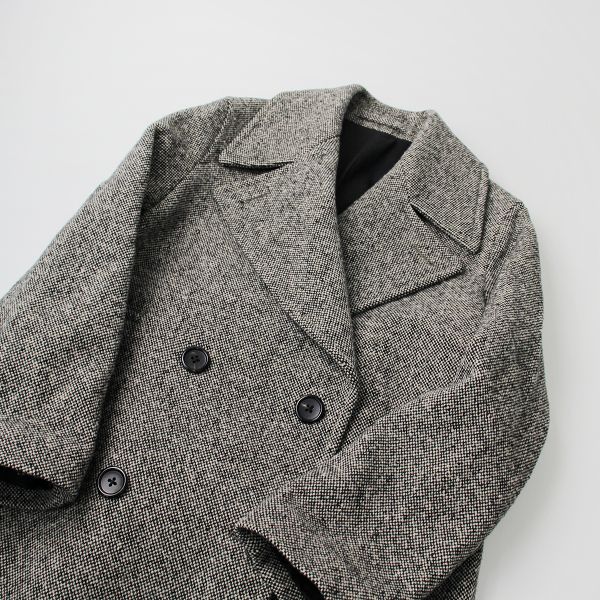 美品 2021AW MARGARET HOWELL マーガレットハウエル NEP TWEED P COAT 