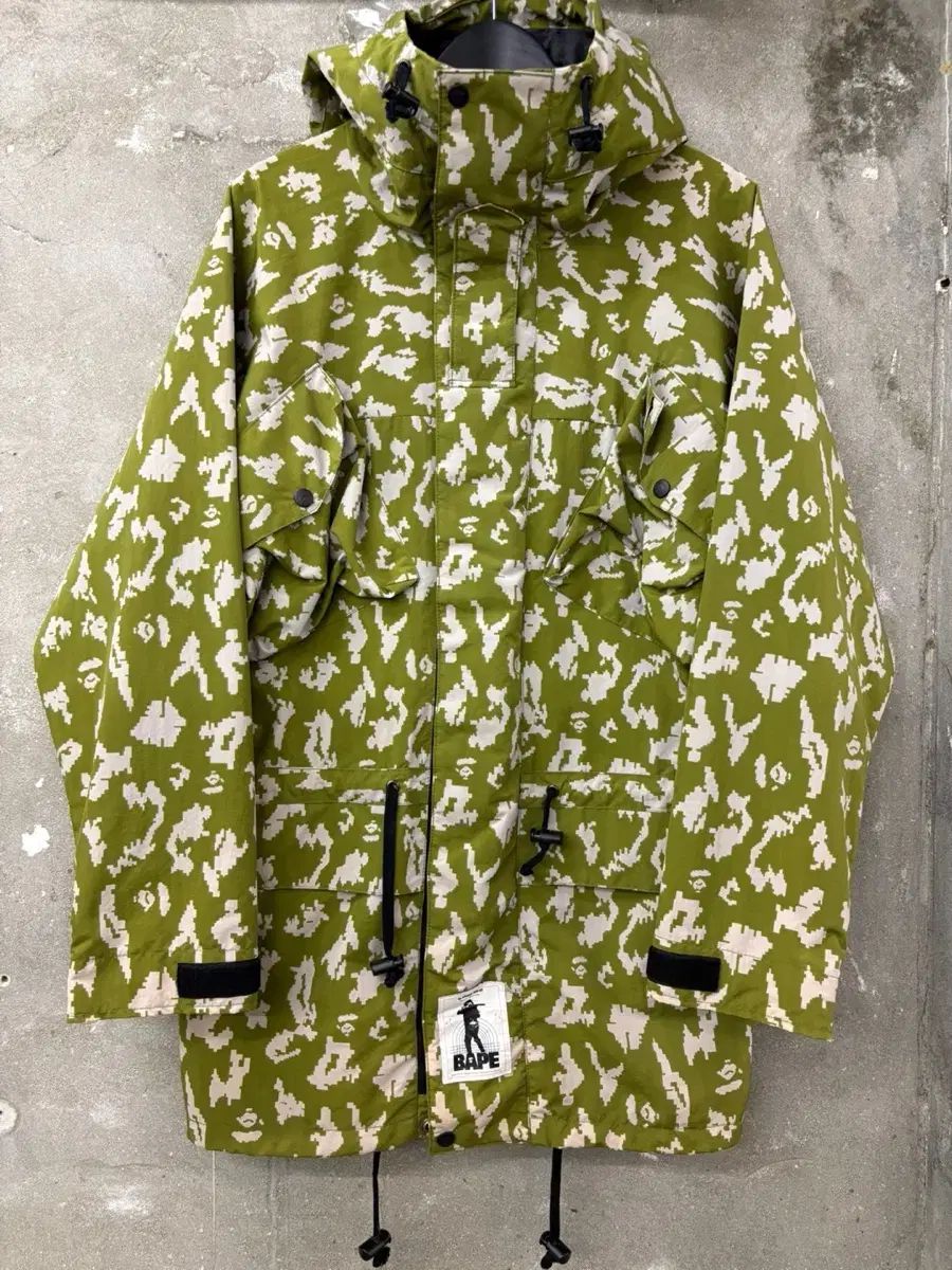 新品 A Bathing Ape BAPE ファーストカモ ビッグラグマット a bathing ape 初期 1stカモ マウンテンパーカー A BATHING APE（ア