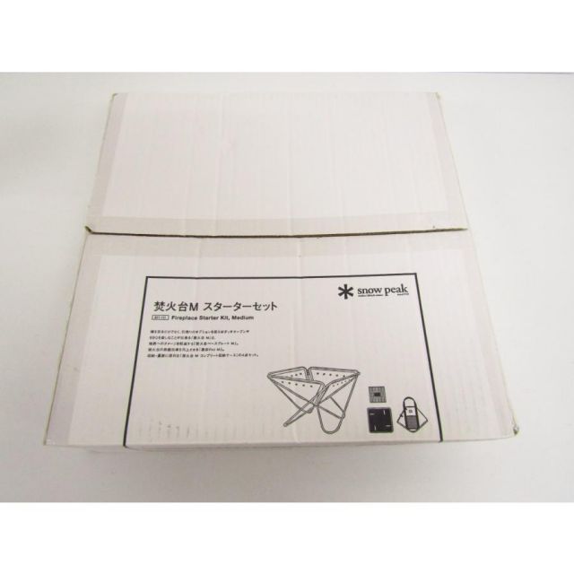未使用】Snowpeak スノーピーク 焚火台M スターターセット SET