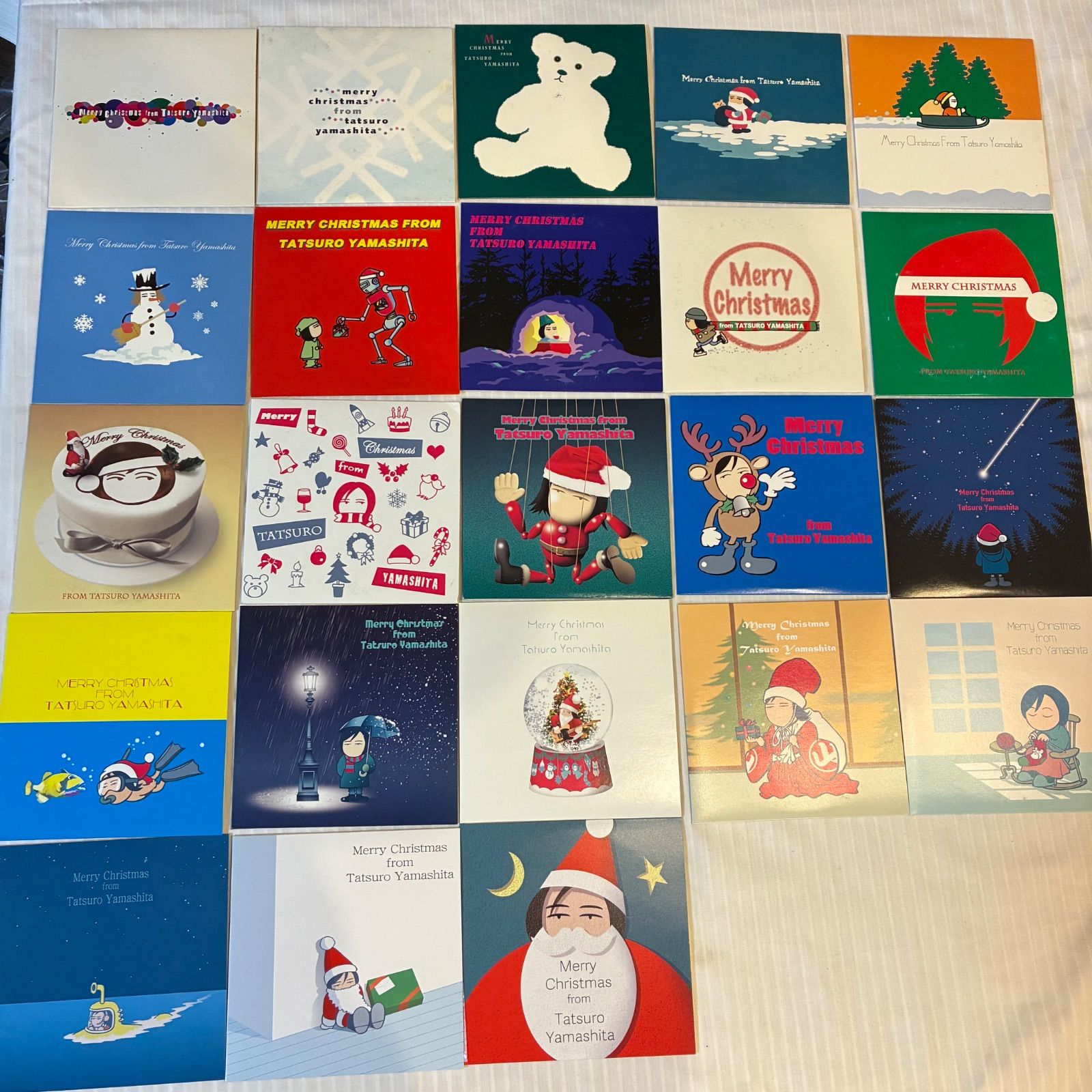山下達郎 FC限定 クリスマスCD 2002〜2024年 まとめて23枚セット Merry Christmas ファンクラブ 紙ジャケ 全て非売品  コレクター向け 本人メッセージ付 - メルカリ, image size:1600x1600